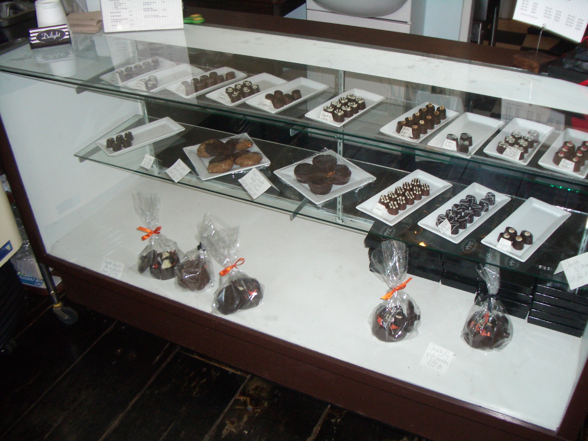 chocolate display