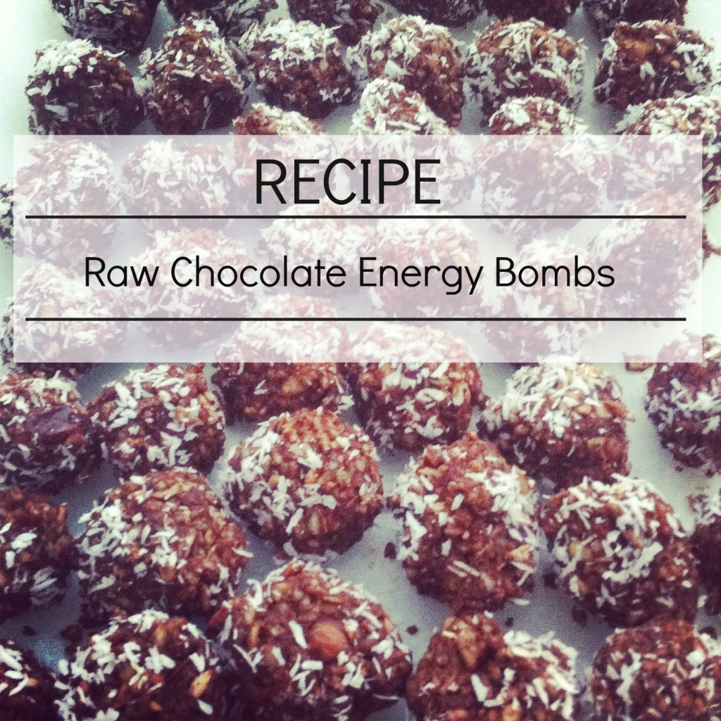 Raw Chocolate Energy Bombs